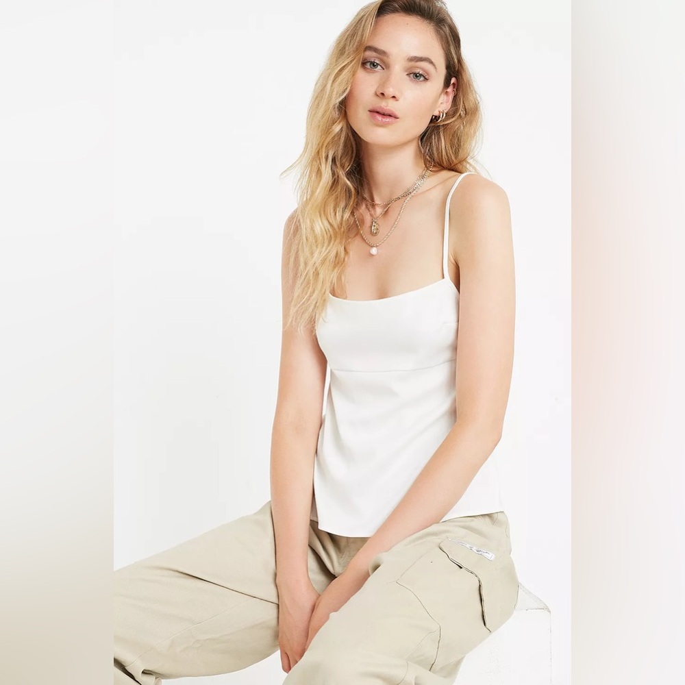 Urban Outfitters Adriana Slinky Ivory Cami